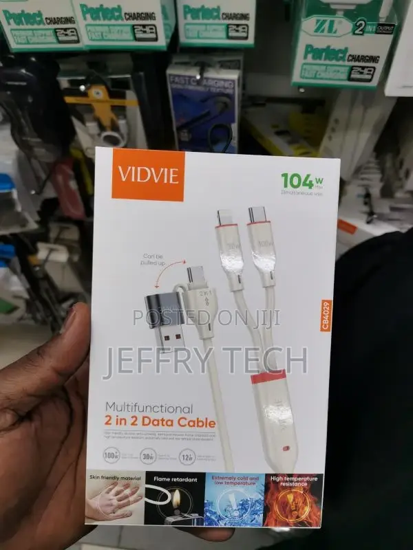 Multifuctional 2 in 2 Data Cable Charger USB/PD/Type-c/Micro