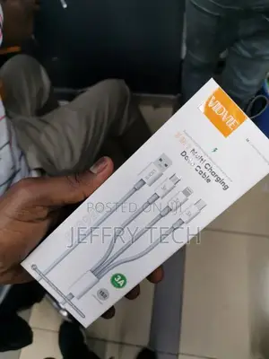 3-in-One MULTICHARGING USB Charger Cable From VIDVIE