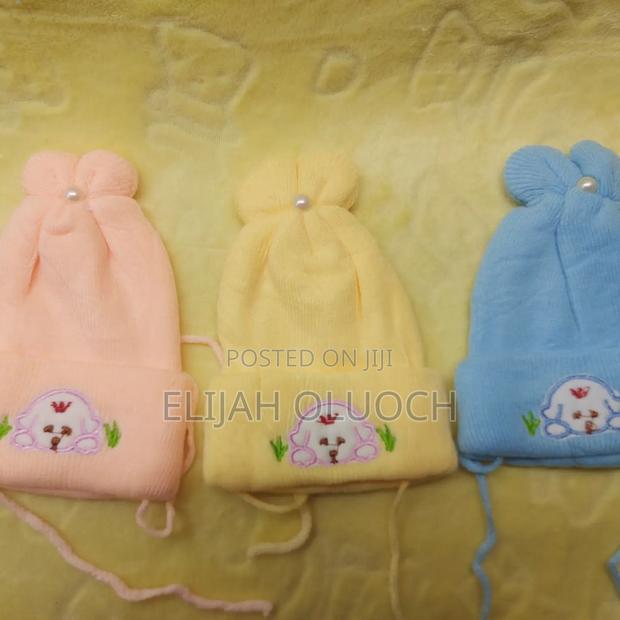 Kids Woolen Hats 0-2 Yrs - thumbnail 3