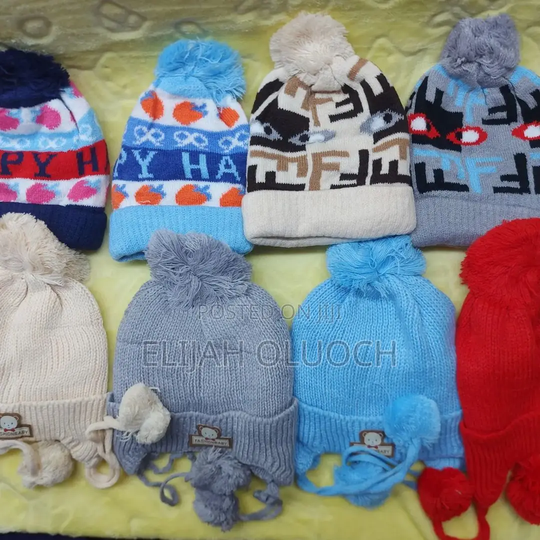 Kids Woolen Hats 0-2 Yrs