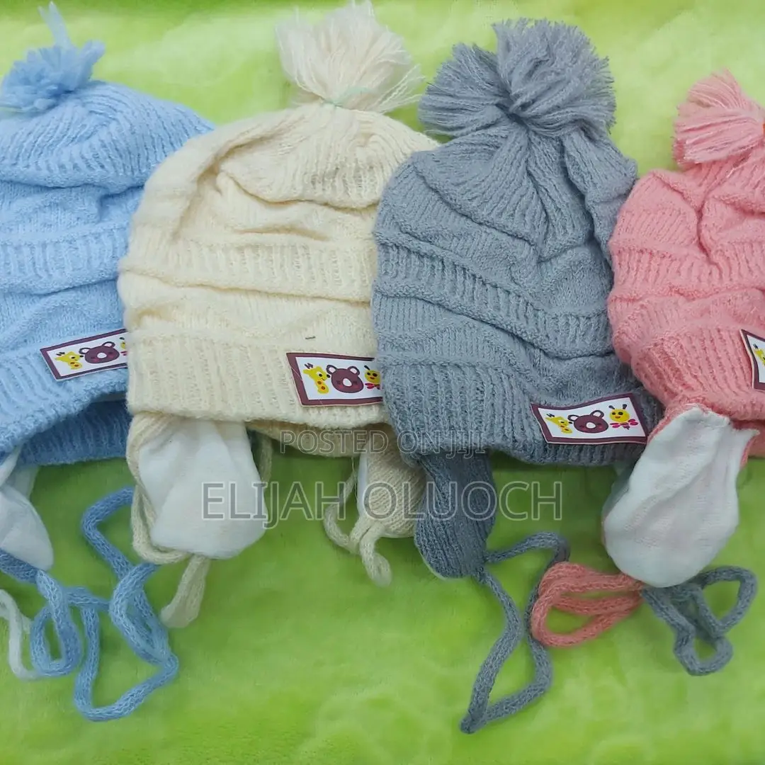 Kids Woolen Hats 0-2 Yrs