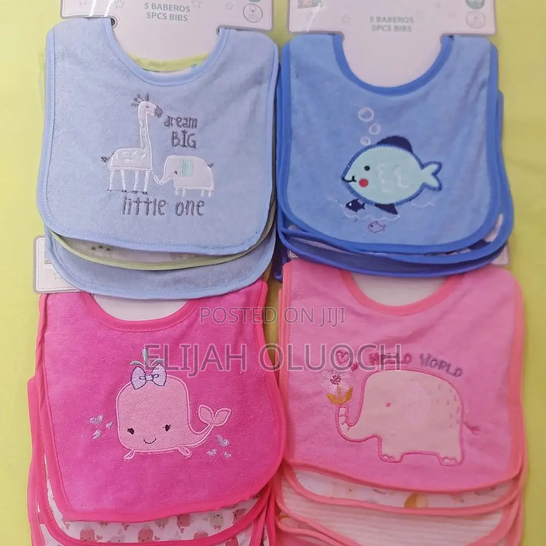 5pcs of Cotton Bibs