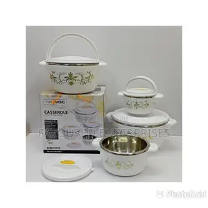 Casserole 4 PCS White Hotpots Set