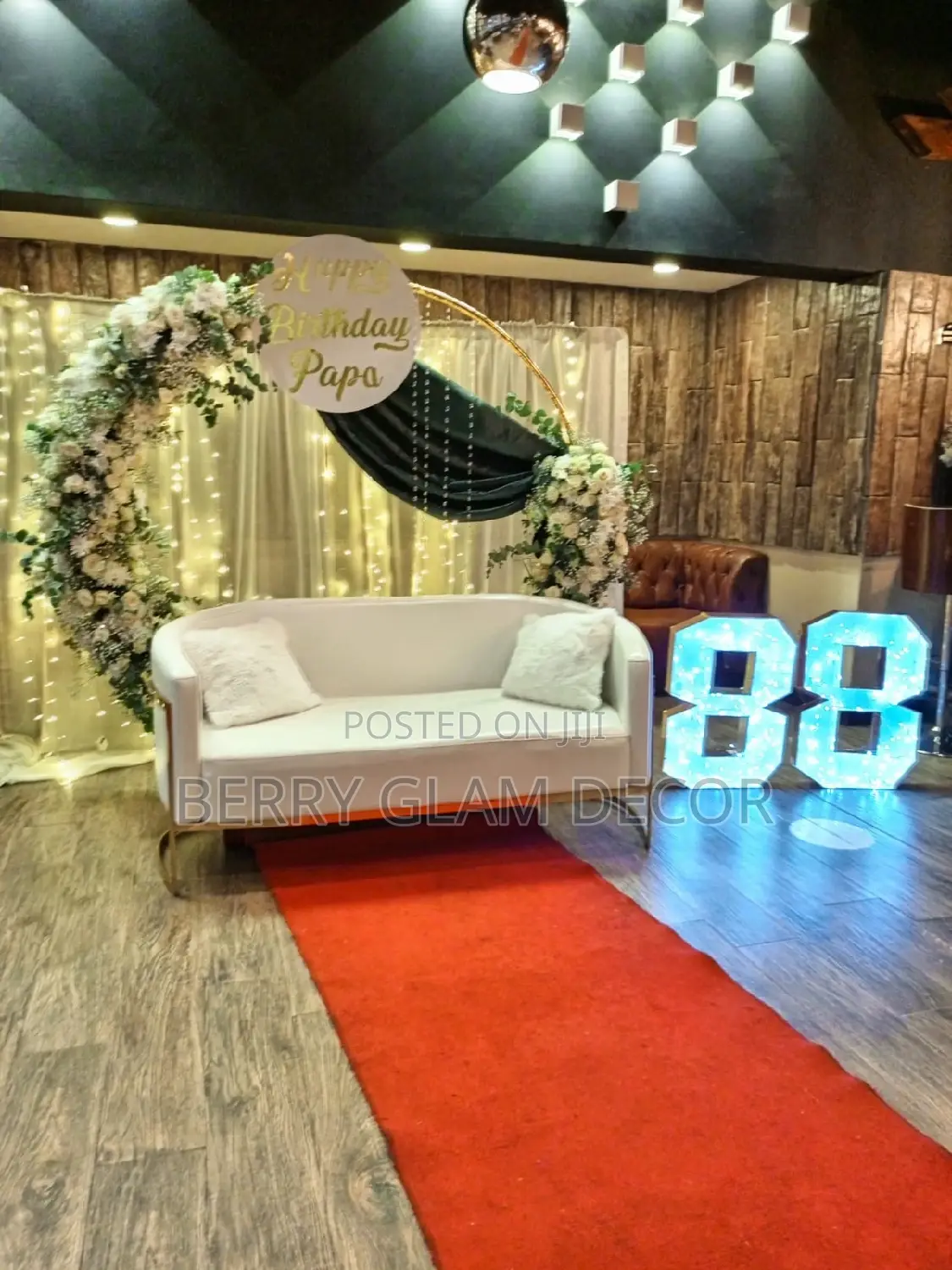 Pure Flower Birthday Decorations