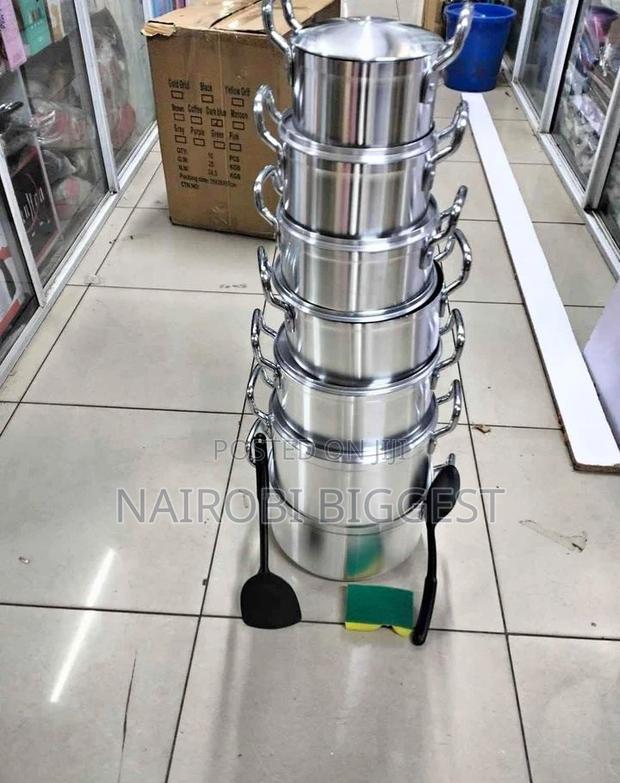 14 Pcs Tornado Stainless Cookware Set
