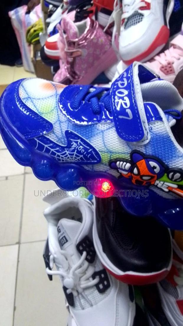 Executive Boys Blue Spiderman Shoe With Lights - thumbnail 4