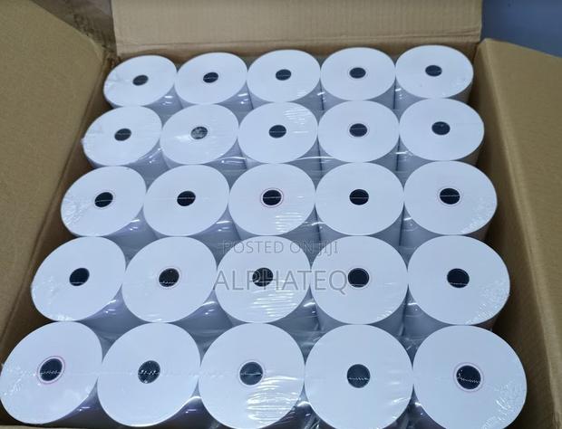 Pack of 50 Rolls Thermal Paper Roll 79mm X 80 Mm Paper Roll/