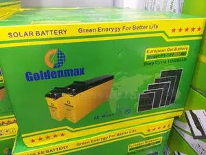 Goldenmax FT-12V 200ah/20hrs Gel Slim Rechargeable Battery