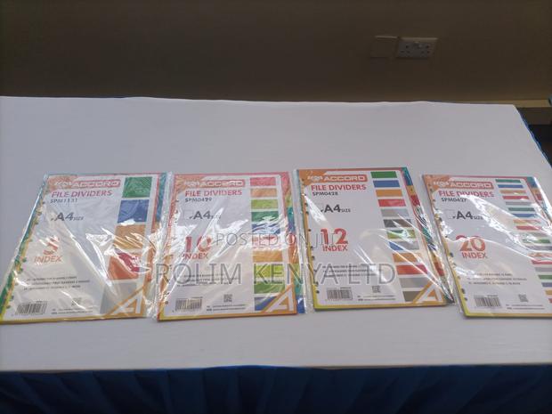 File Dividers PVC - main view