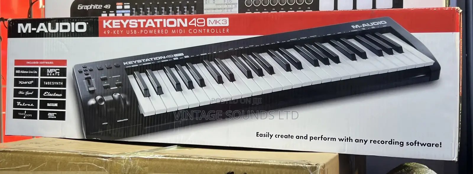 Studio Midi Controller Keyboard 49 Keys M-Audio 49 Keys