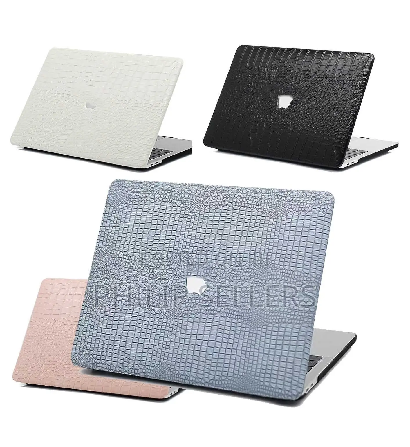 Crocodile PU Leather Shell Full Cover Case for Macbook Air P