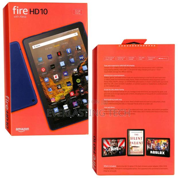 New Amazon Fire HD 10 32 GB Black - main view