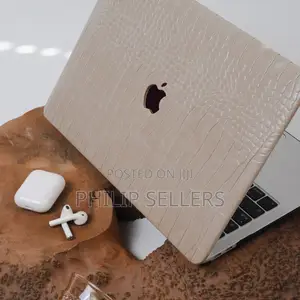 Brown Crocodile PU Leather Shell Case Cover for Macbook Pro