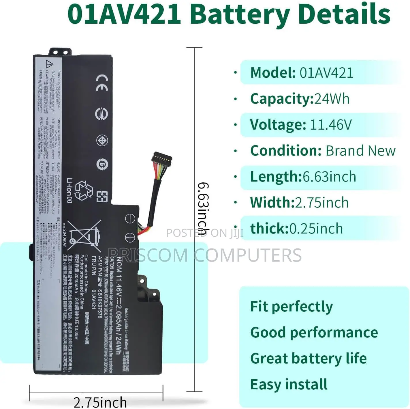 Lenovo Internal Battery, Brand New Lenovo Battery Warranty
