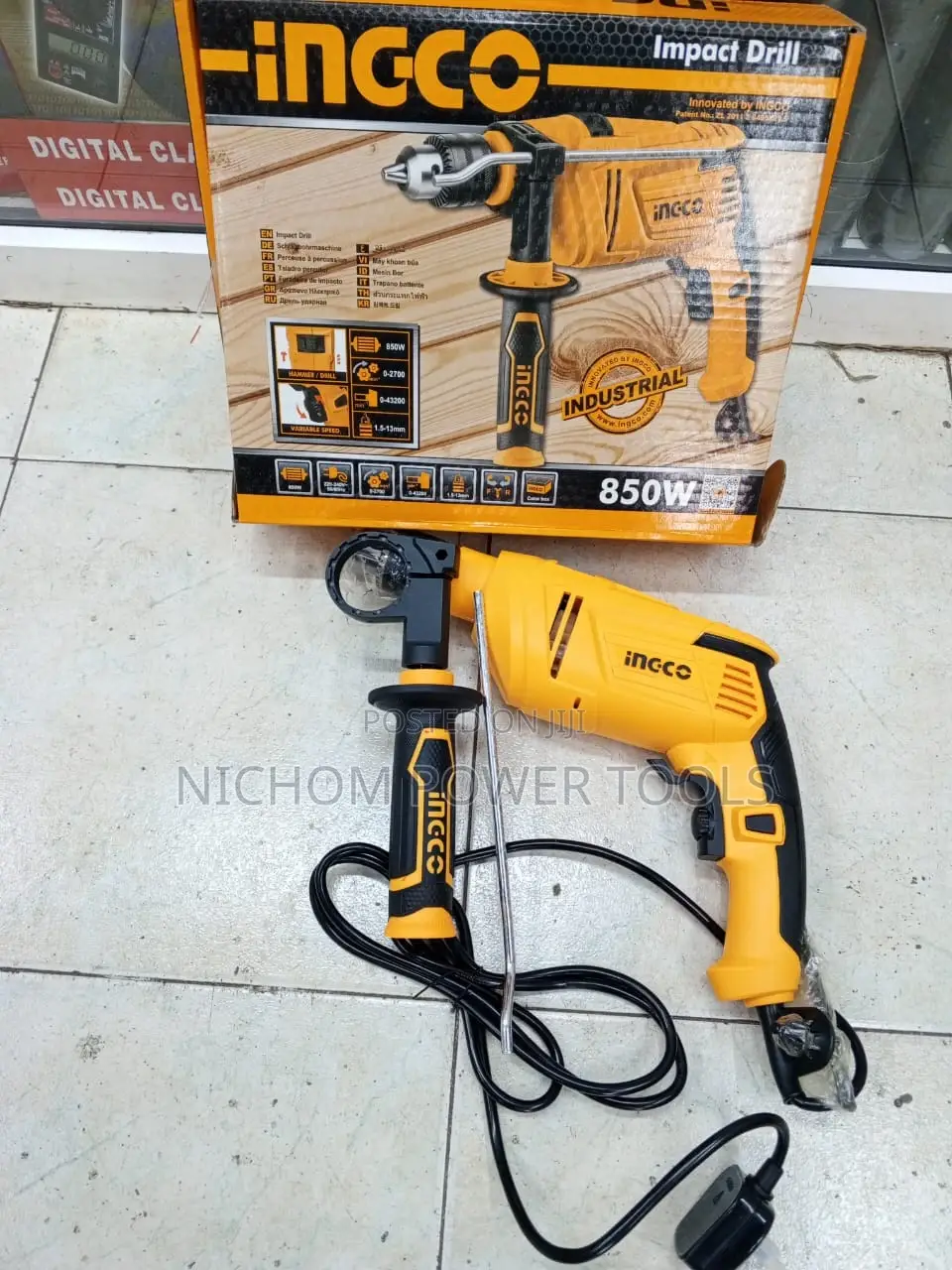 Ingco 680 Watts Hammer/Impact Drill
