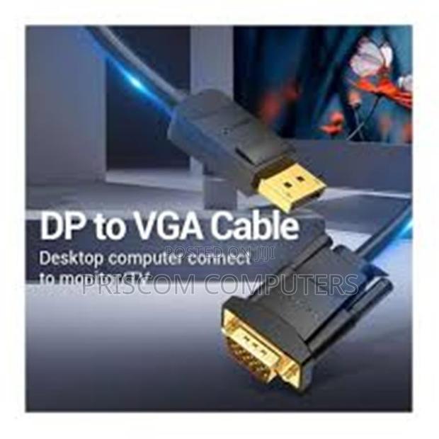 Displayport to VGA Cable 1.8m DP to VGA Adapter Converter
