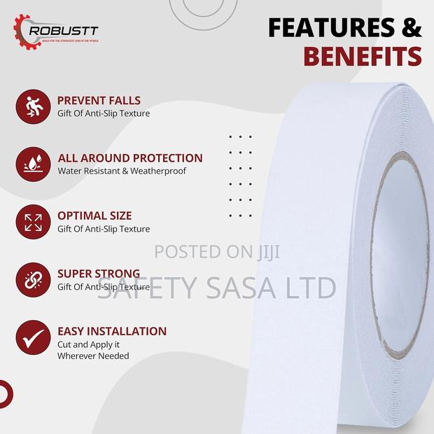 Anti Skid/Antislip 5 Meter 50MM (Transparent) Fall Resistant - thumbnail 2