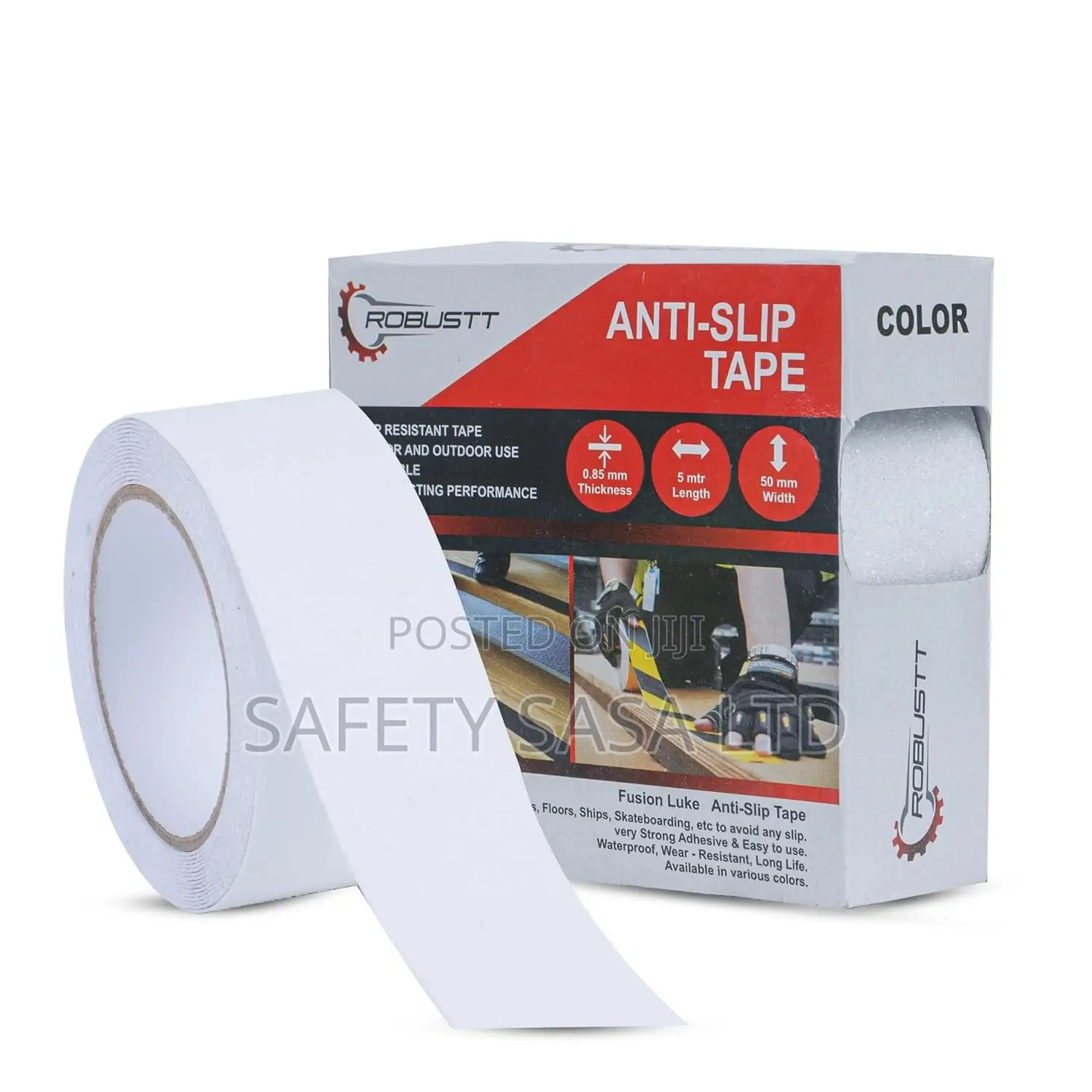 Anti Skid/Antislip 5 Meter 50MM (Transparent) Fall Resistant