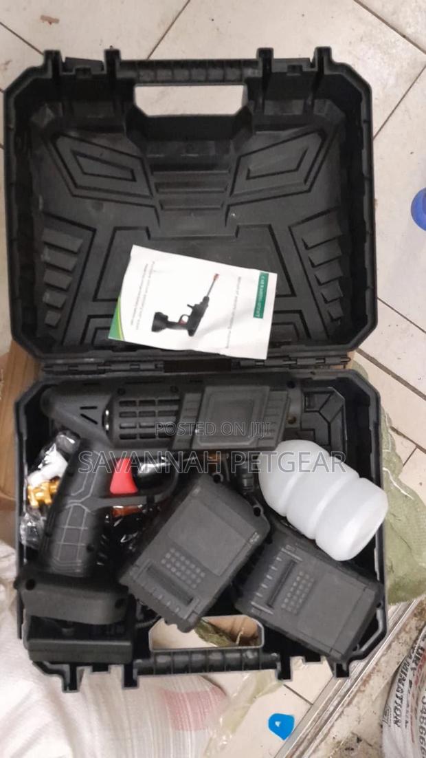 High Pressure Portable Cordless Car Washer-2 Extra Batteries