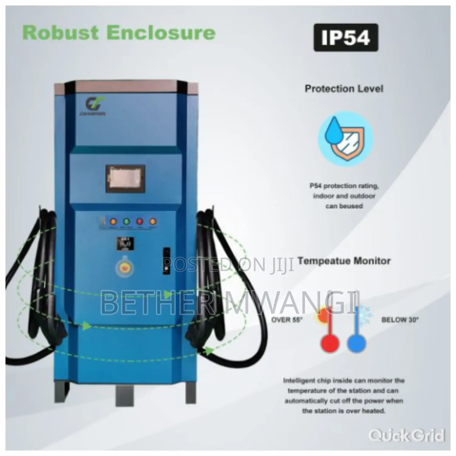180kw DC Fast Electric Car Charging Station.