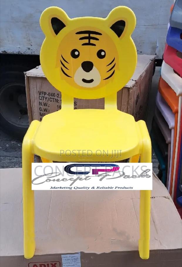 Yellow Panda Children Chair. - main view