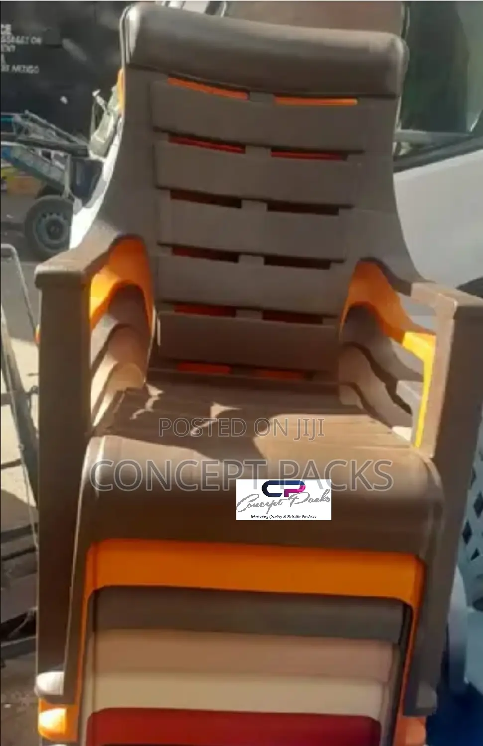 Brown Modern Relaxo Chair.
