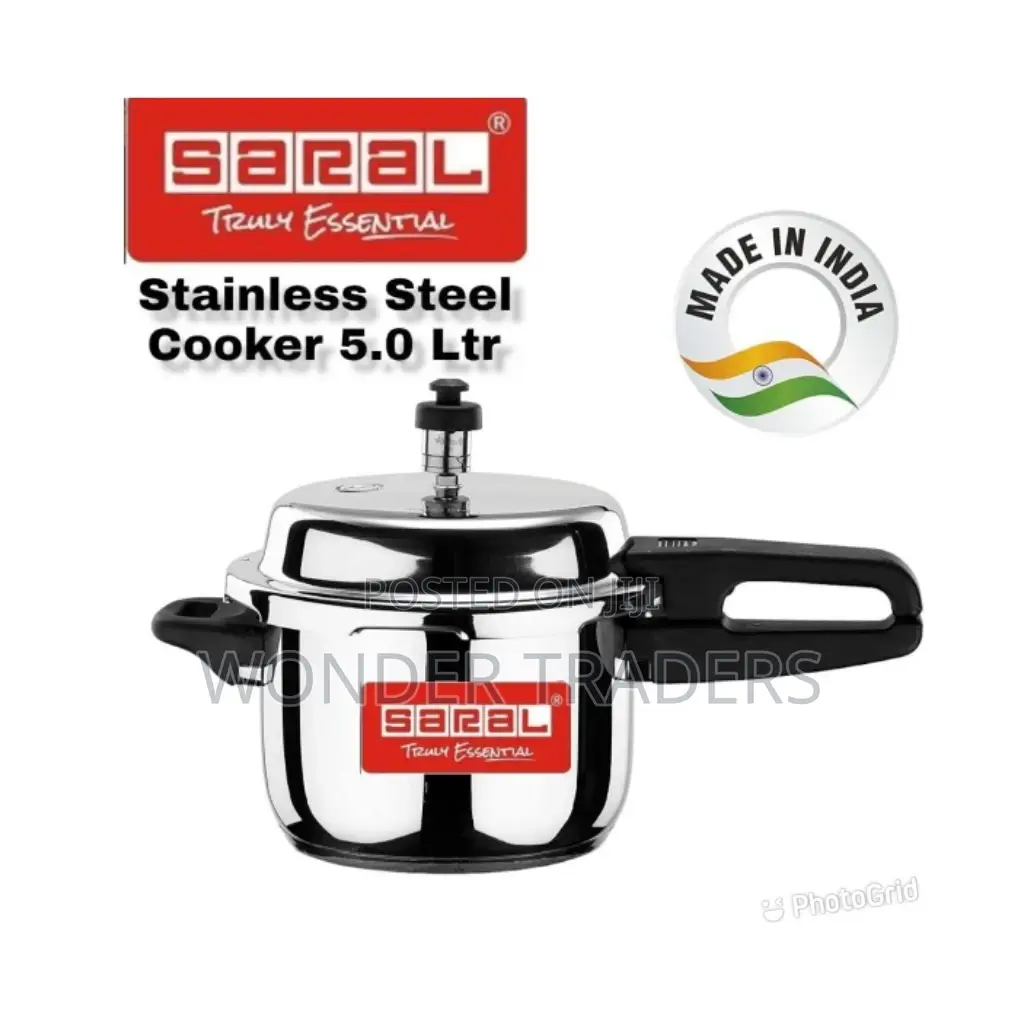 Stainless Steel Pressure Cooker 5.0litre