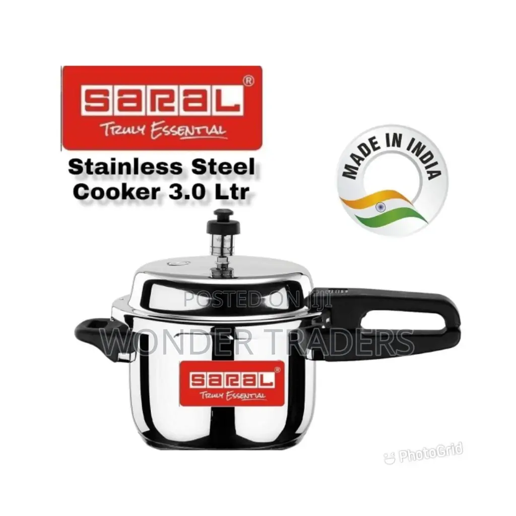 3.0 LTR Stainless Steel Pressure Cooker