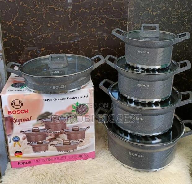 Bocsh 10pc Granite Cookware Set - main view