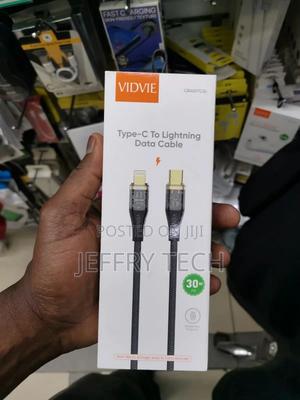 Cable Vidvie Cb4017 Type-C/iPhone 1.2M Black - thumbnail 2