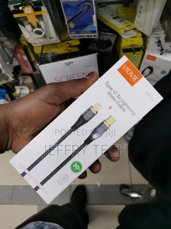 Cable Vidvie Cb4017 Type-C/iPhone 1.2M Black - thumbnail 3