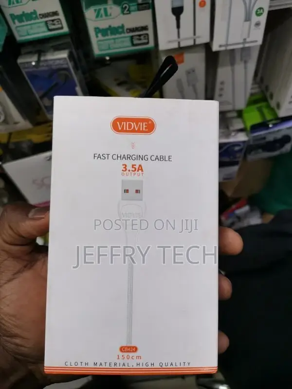 Cable Data VIDVIE iPhone CB424 Fast Charging - Kabel Charge