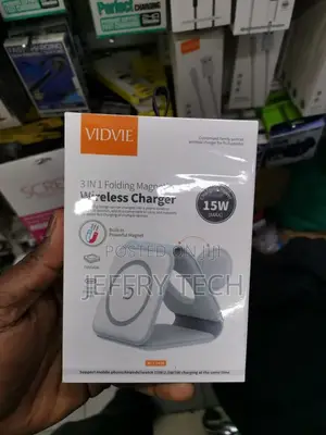 WLC1409 Wireless Charger 2-in-1 Foldable Magnetic Wireless