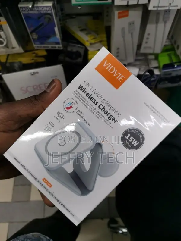 WLC1409 Wireless Charger 2-in-1 Foldable Magnetic Wireless
