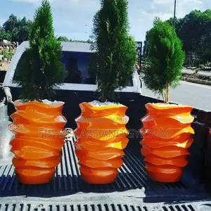 Fibre Flower Pots (Small Tower Twist)
