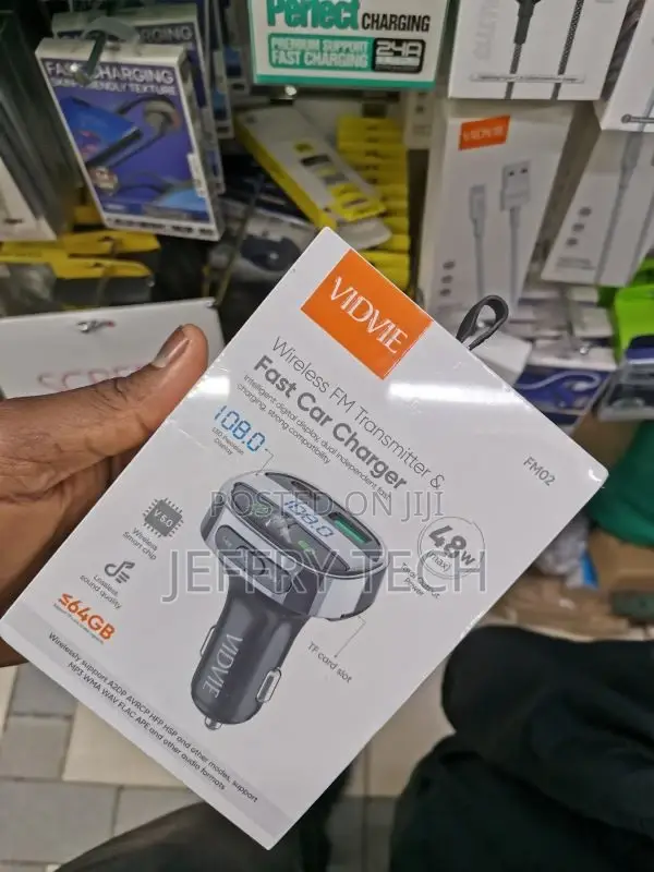 Vidvie FM02 Bluetooth FM Transmitter, Dual USB + PD 38W