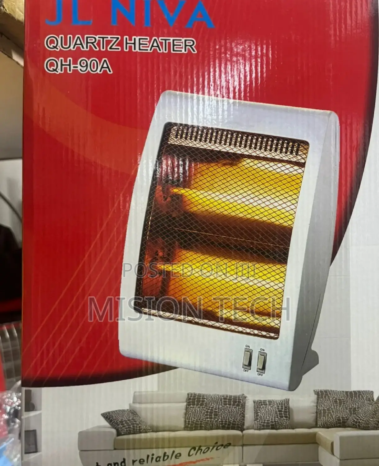Room Heater With 2 Bar Setting
