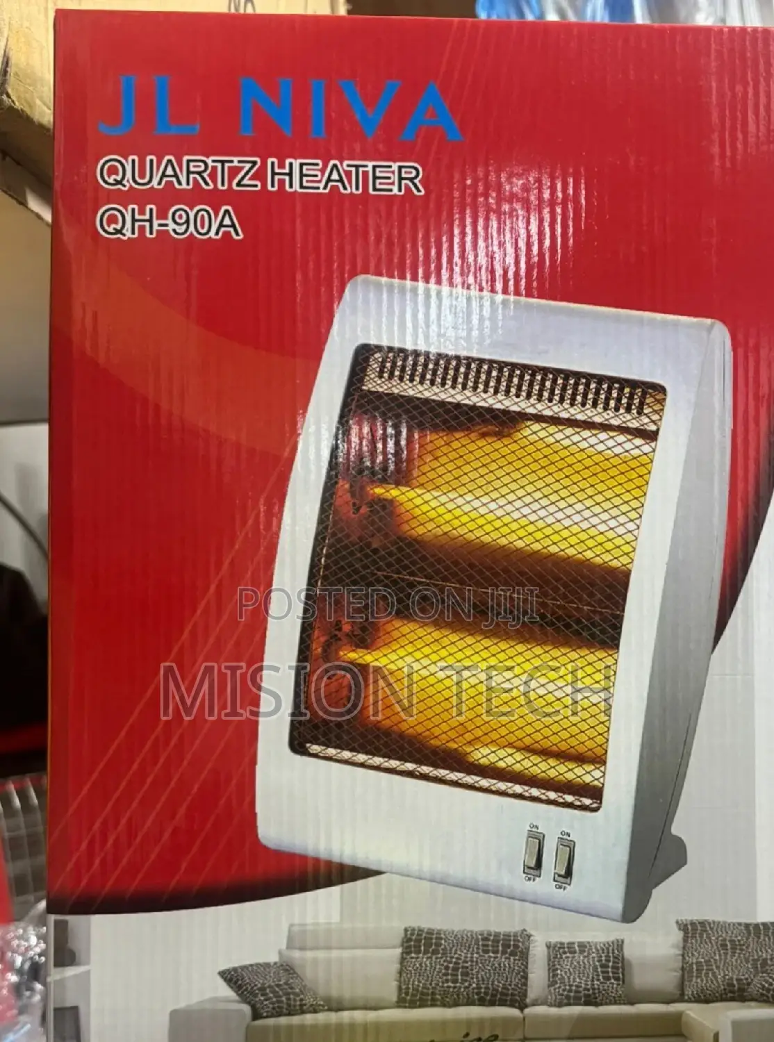 Room Heater With 2 Heat Settings.