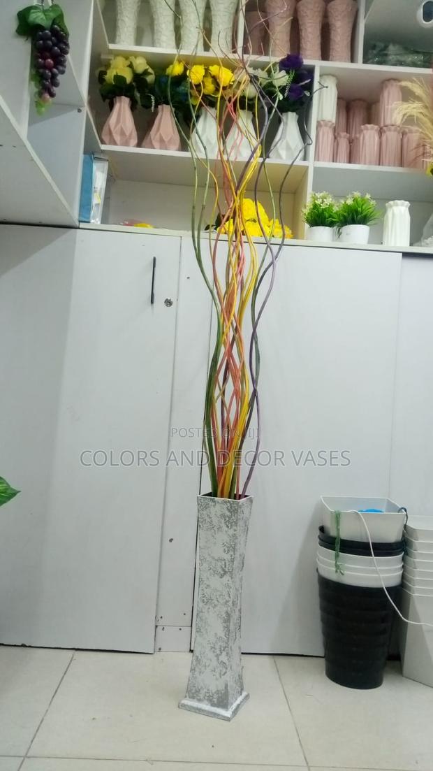 1.5m Long Colored Sticks in Vase - main view