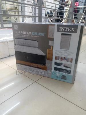 Intex Dura Beam Super Airbed With Inbuilt Electric Pump - main view
