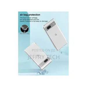Google Pixel 7A Case, Transparent Soft TPU Reinforced Corner