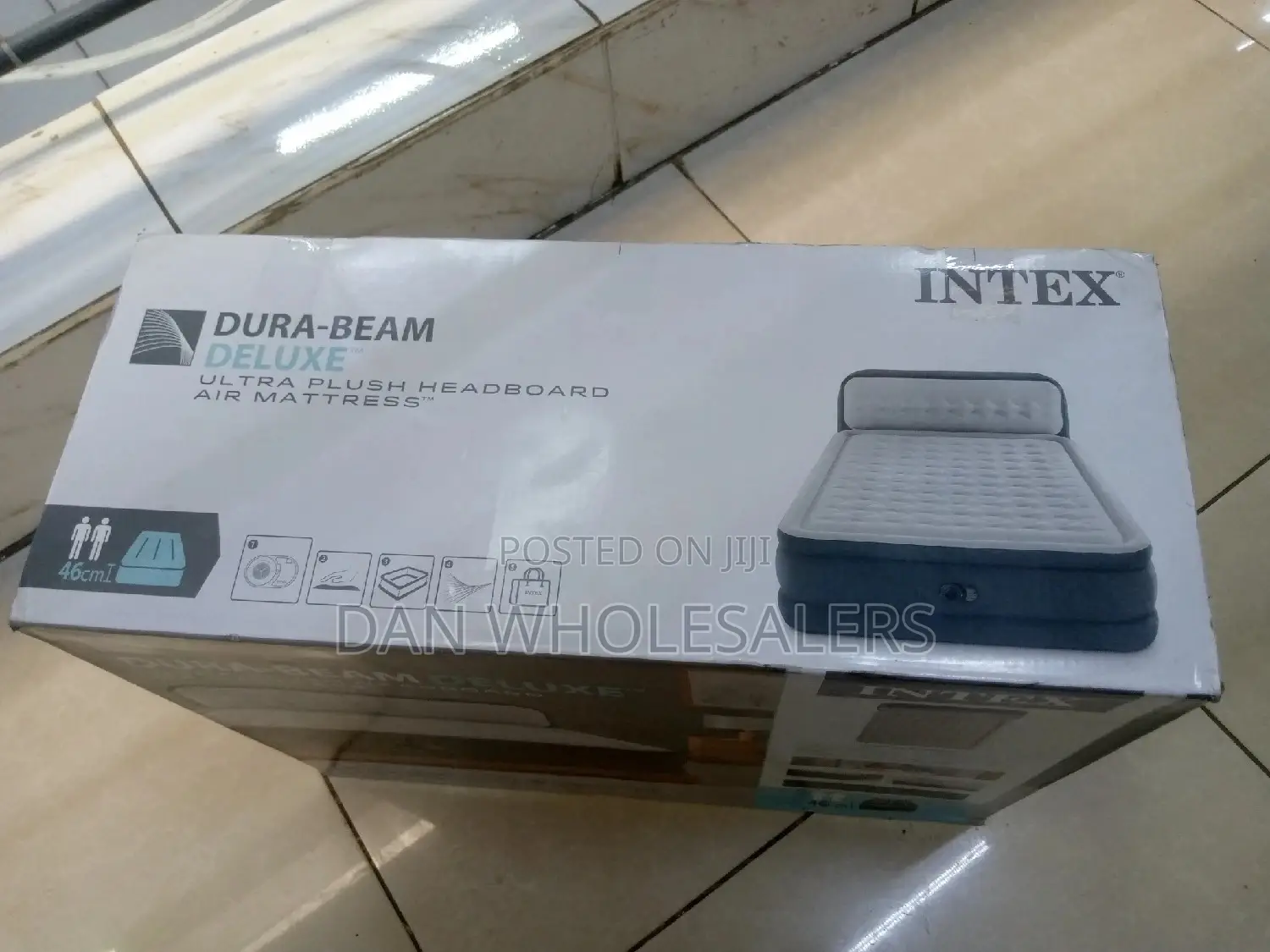 Intex Super Airbed With Inbuilt Electric Pump