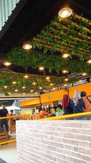 Artificial Grass Flowers Plants Wall Backdrop Design