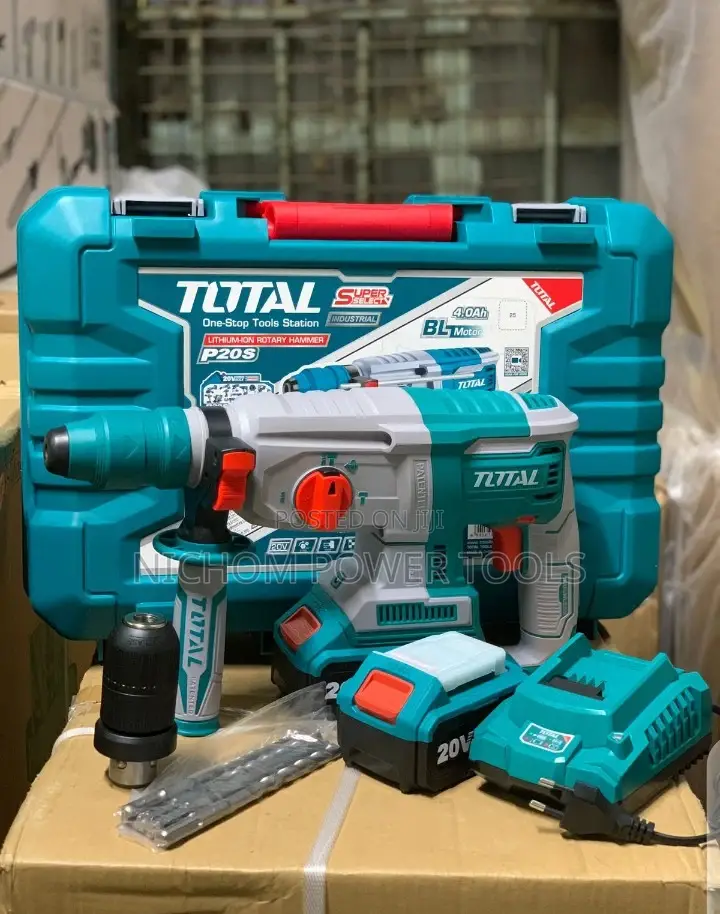 Total 20v Cordless Rotary Hammer/Rechargeable Rotary Hammer