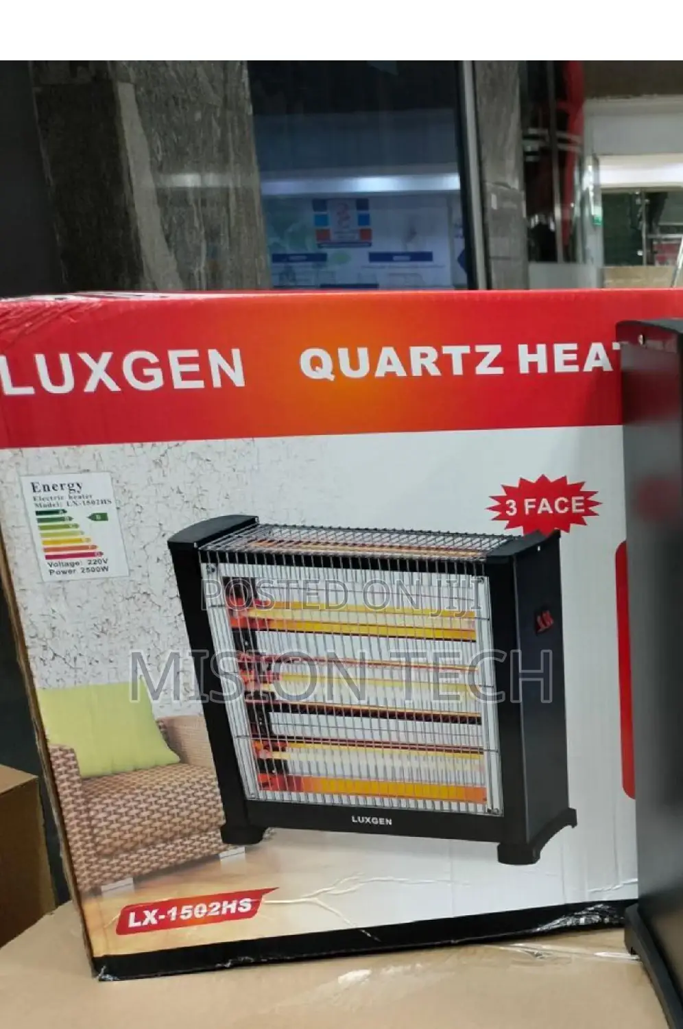 3 Face Electric Quartz Home Hand Heater With Safety Switch