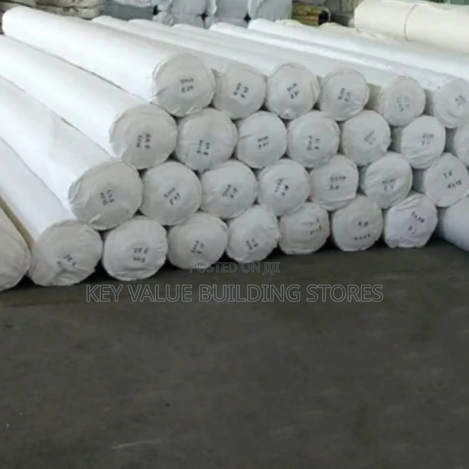 White Plain Non Woven Geotextiles Fabrics Membrane