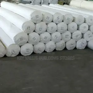 White Plain Non Woven Geotextiles Fabrics Membrane