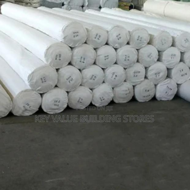White Plain Non Woven Geotextiles Fabrics Membrane