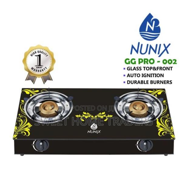 Nunix Table Top Glass 2 Burner