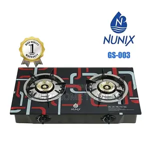 Nunix Table Top Glass 2 Burner 